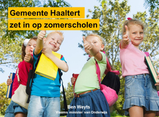 Zomerschool Haaltert