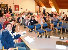 Onthaal nieuwe bewoners Haaltert persfoto Het nieuwsblad