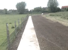 Vernieuwde wandel- en fietsverbinding tussen Kapelstraat en Dries.