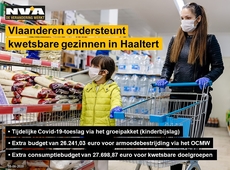 Vlaamse steun COVID kwetsbare gezinnen