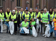 Zwerfvuilactie deelnemers