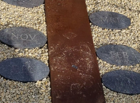 Analemmatische zonnewijzer Analemmatische zonnewijzer