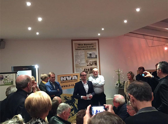 Nieuwjaarsreceptie met Ben Weyts Nieuwjaarsreceptie N-VA Haaltert 16 januari 2016 met Ben Weyts